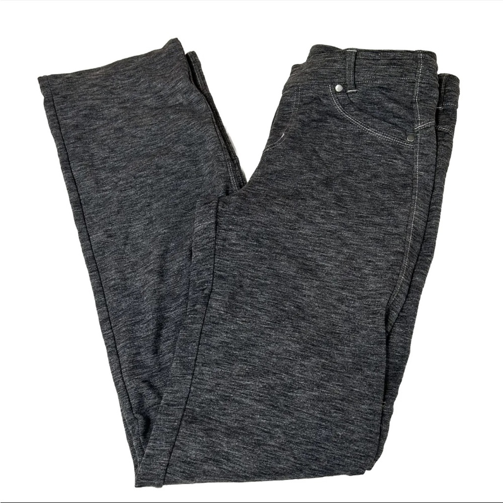 Kuhl Women’s Leggings Size 10 Gray Stretchy Sweatpants Straight Leg #0954